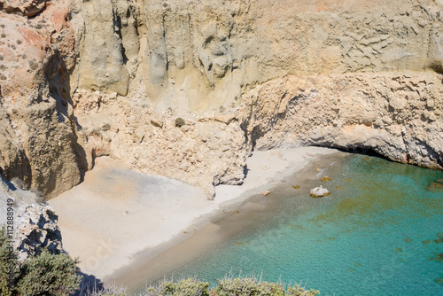 Fototapeta Naklejka Na Ścianę i Meble -  Tsigrado beach, Melos, Greece