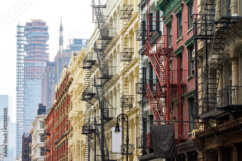 Soho Neighborhood in Manhattan New York City © deberarr