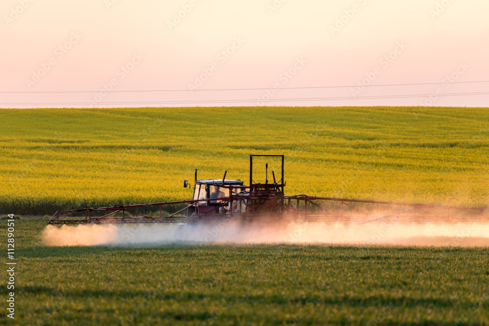 Fototapeta premium Spraying machine