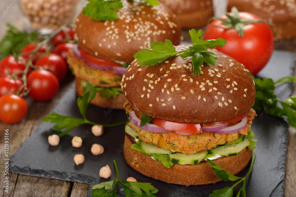 Vegetarian burger Vegetarian burger
