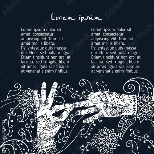Element yoga dharmachakra mudra hands