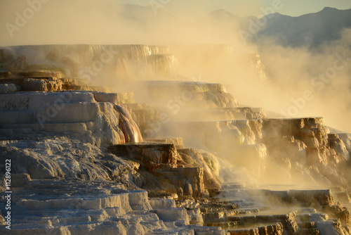 Mammoth Hot Springs in Yellowstone