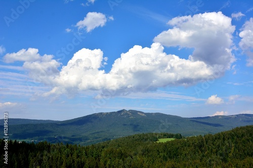 Wolkenhimmel im Bayerischen Wald