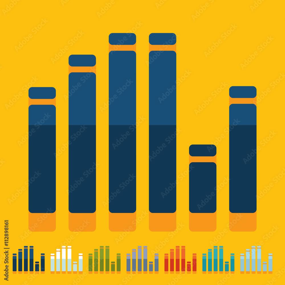 Flat design: equalizer