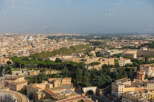Panorama su Roma e sul Gianicolo