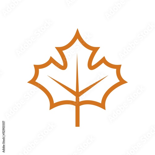 logo design leaf symbol abstract plant vector
