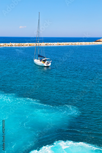 froth and foam  mediterranean sea  sky