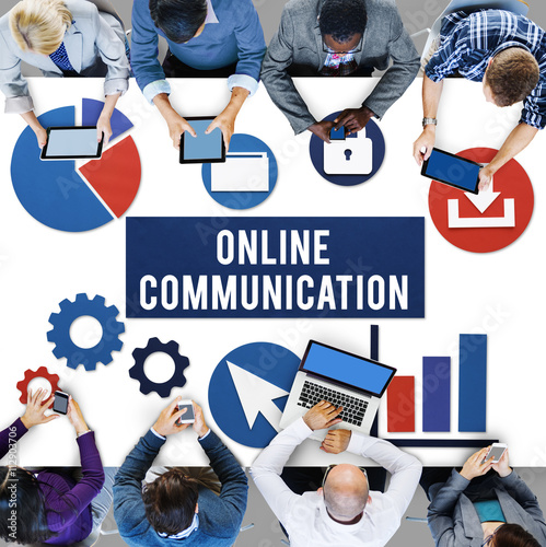 Online Communication Networking Connect Concept