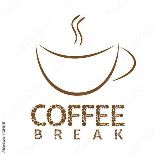 Coffee break illustration