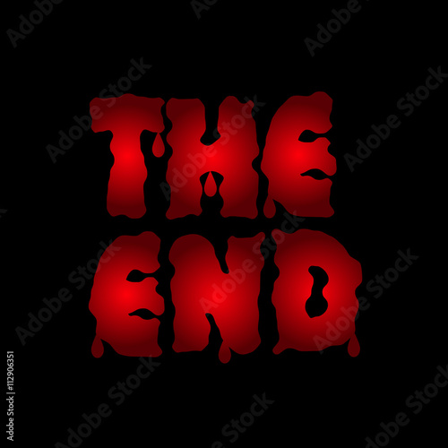 The end text