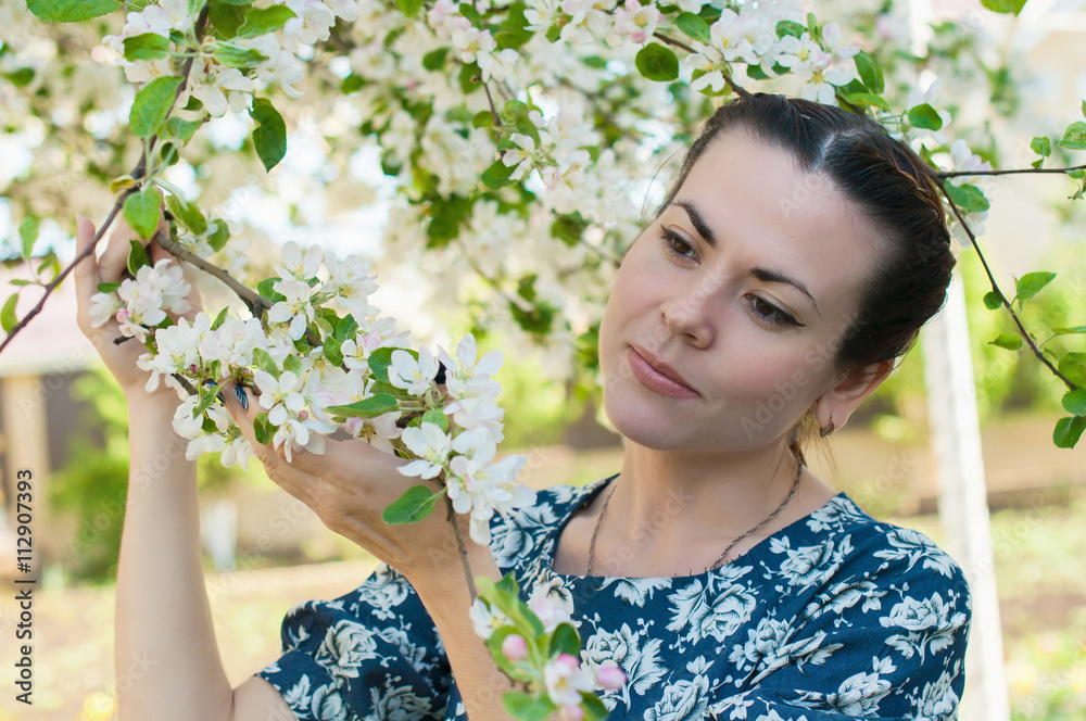 the girl at the blossoming tree the girl at the blossoming tree