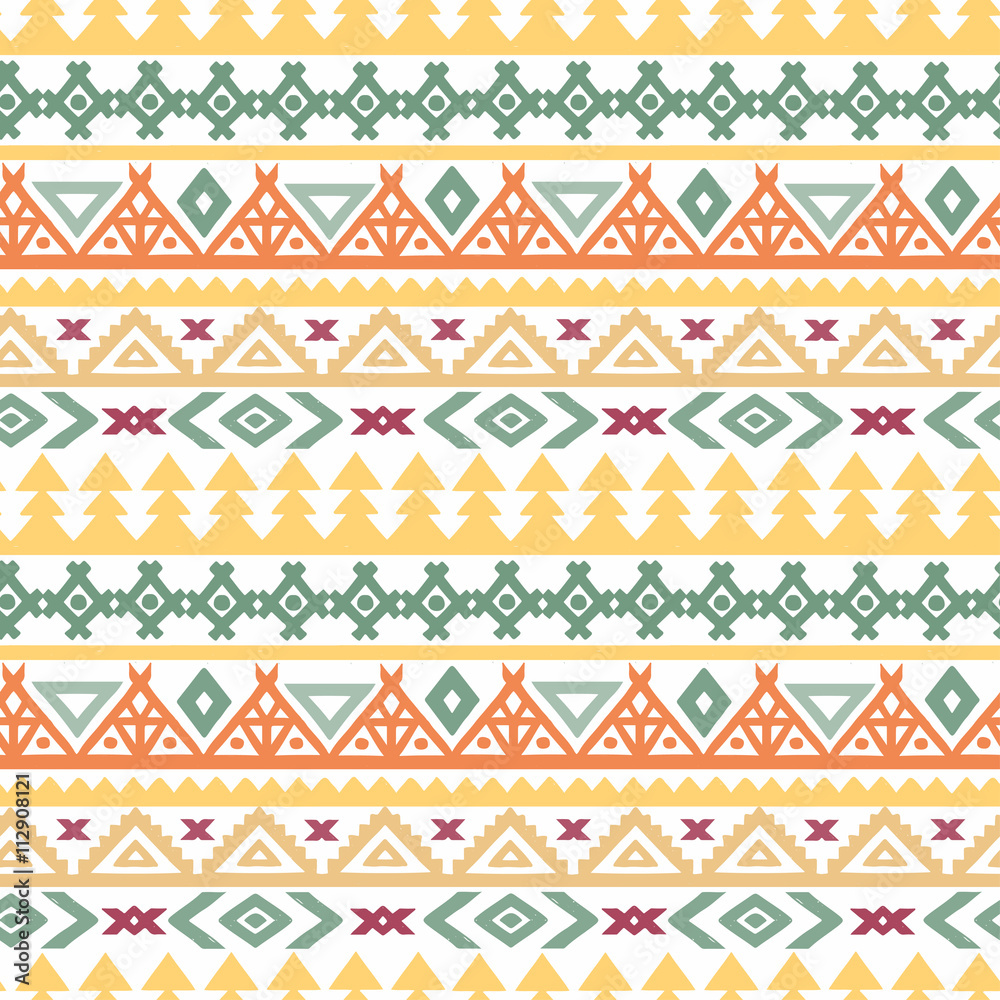 Tribal art ethnic boho seamless pattern Tribal art ethnic boho seamless pattern