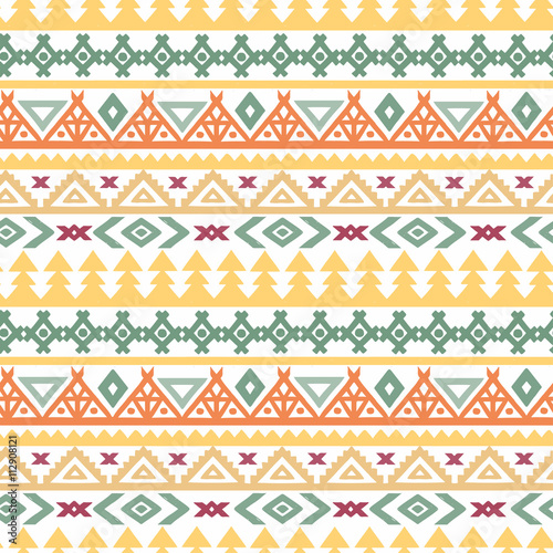 Tribal art ethnic boho seamless pattern 