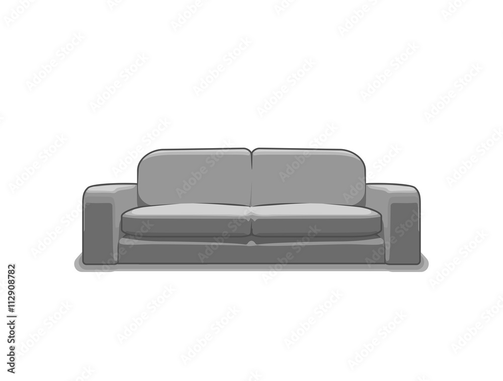 Sofa or couch vector illustration Sofa or couch vector illustration