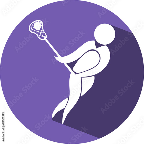 Sport icon design for cricket