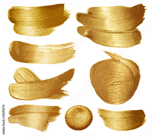Gold paint set