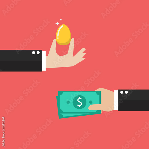 Exchange golden egg with money