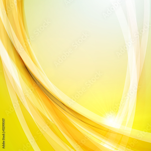 Abstract colorful background. Vector illustration. Summer background. Wave background with light effects