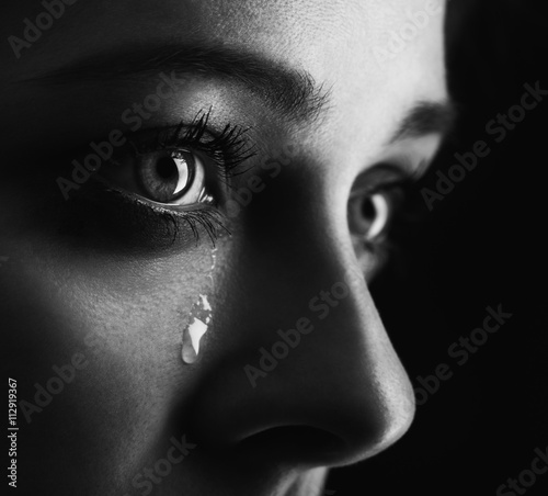 Foto beauty girl cry