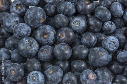Many blueberries