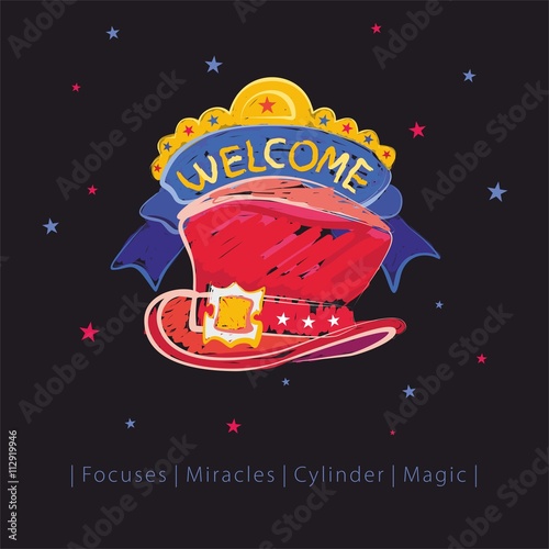 Tricks - Magic red hat. With magic tricks comes to us!