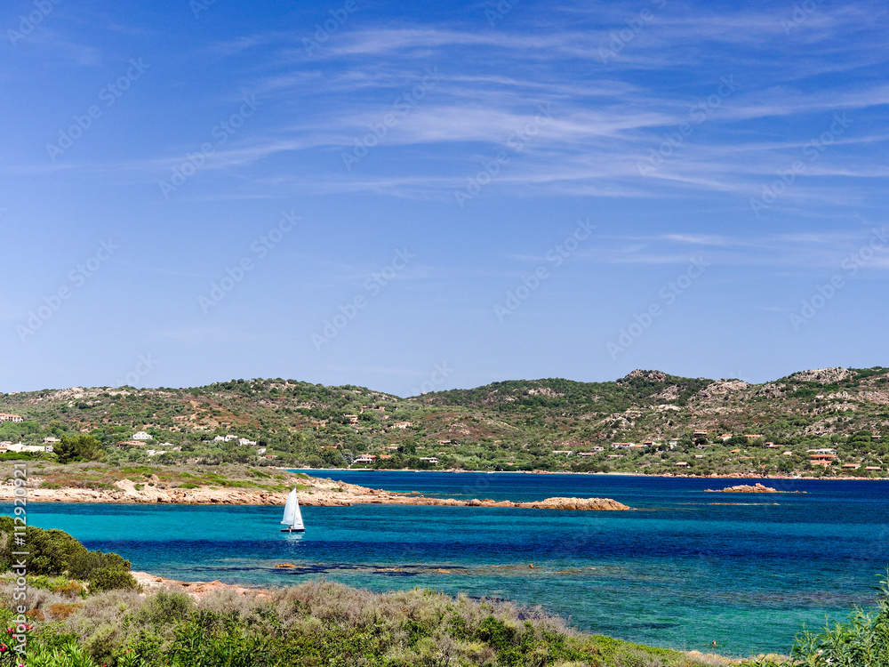 Landscape of Sardinia Island Italy