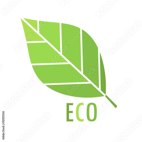 Green leaf vector