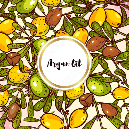Oil background, eco flyers design layouts