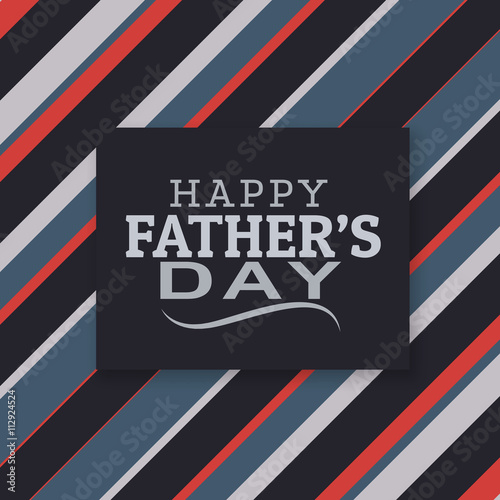 modern happy fathers day lettering