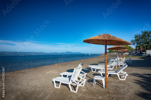 Fototapeta Naklejka Na Ścianę i Meble -  Kavos is a seaside village on the island of Corfu in Greece, in the municipal district and the municipality of Lefkimmi.