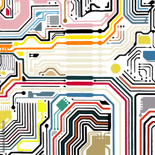 circuit board vector background