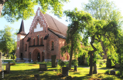 St Mary medieval church in Sigtuna, Sweden