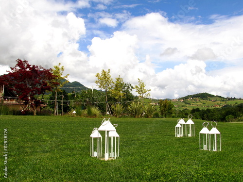 Colline bergamasche in primavera photo