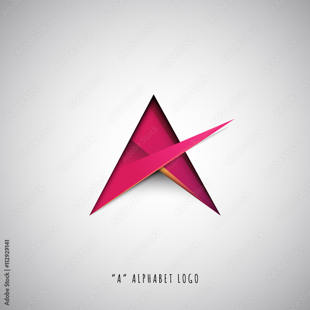 A Letter alphabet business vector logo design A Letter alphabet business vector logo design