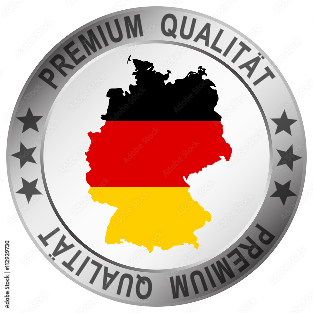 Fototapeta premium round button for germany Premium Qualität