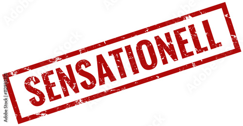 Sensationell stempel rot