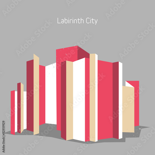 Città labirinto e modello per architetture urbane