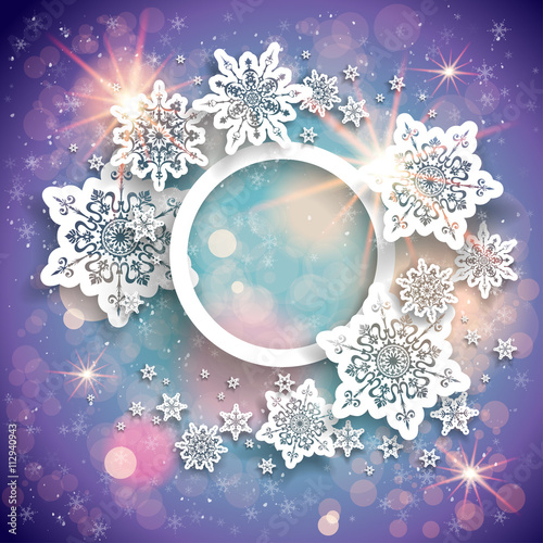 Violet holiday background
