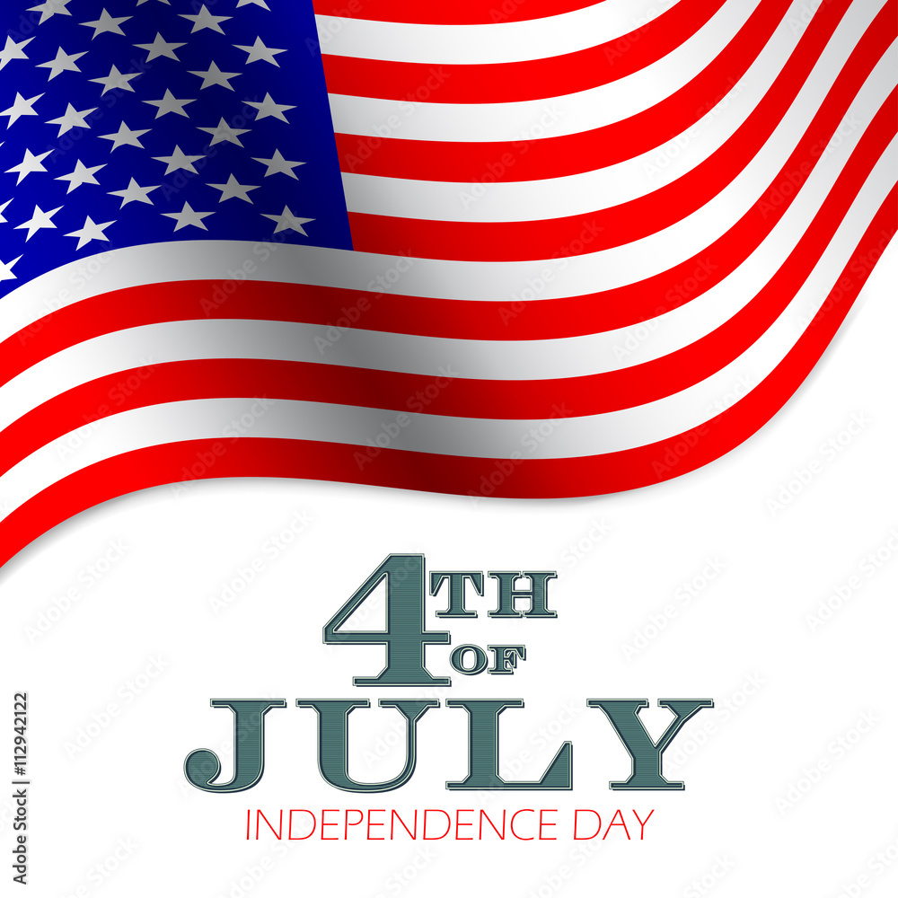 4th of July vector background. 4th of July vector background.