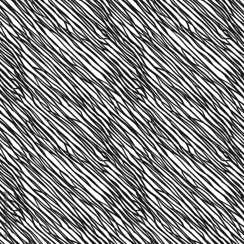seamless hand drawn pattern with lines diagonal