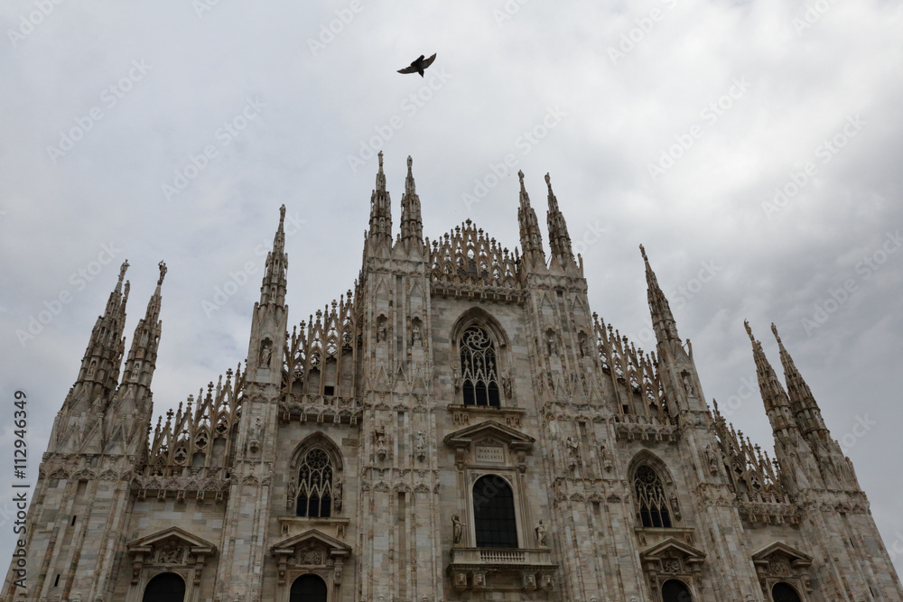 Milan Cathedral is located on the Piazza di Duomo, Italy
