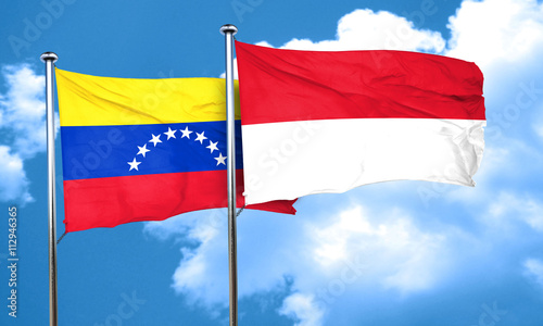 Venezuela flag with Indonesia flag, 3D rendering Free Download Venezuela flag with Indonesia flag, 3D rendering - GFXLoad