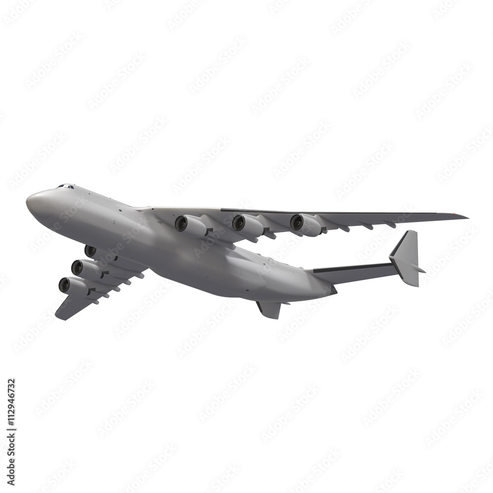 Isolated aircraft 3d rendering Isolated aircraft 3d rendering