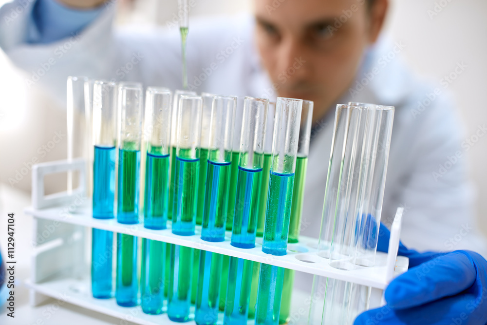 Laboratory test tubes for experiment . Laboratory test tubes for experiment .