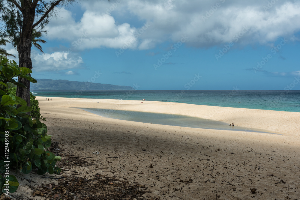 North Shore sand beach, Oahu, Hawaii
