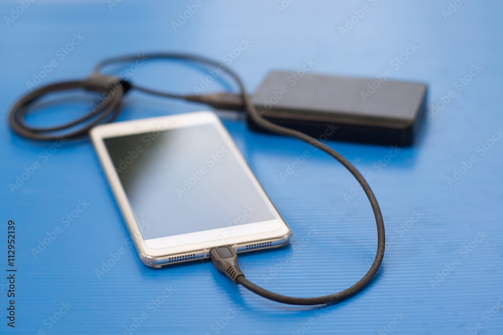 Smartphone Charging from Power Bank Smartphone Charging from Power Bank