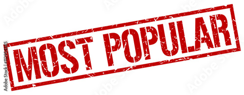 most popular red grunge square vintage rubber stamp