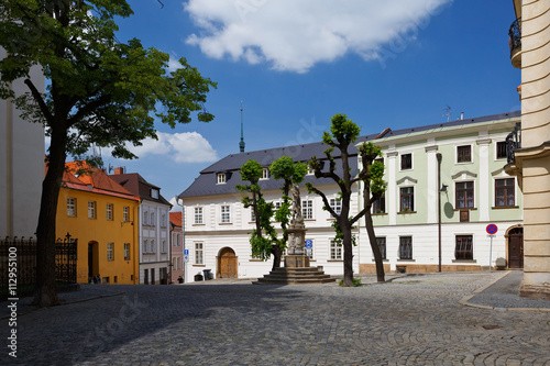 Streets in the old town of Olomouc, Czech Republic. © milangonda