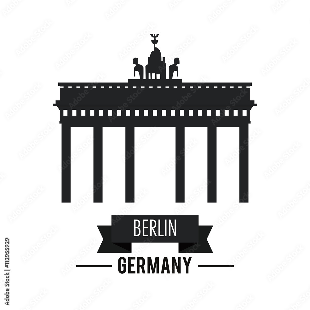 Germany design. Culture icon. Flat illustration, vector graphic