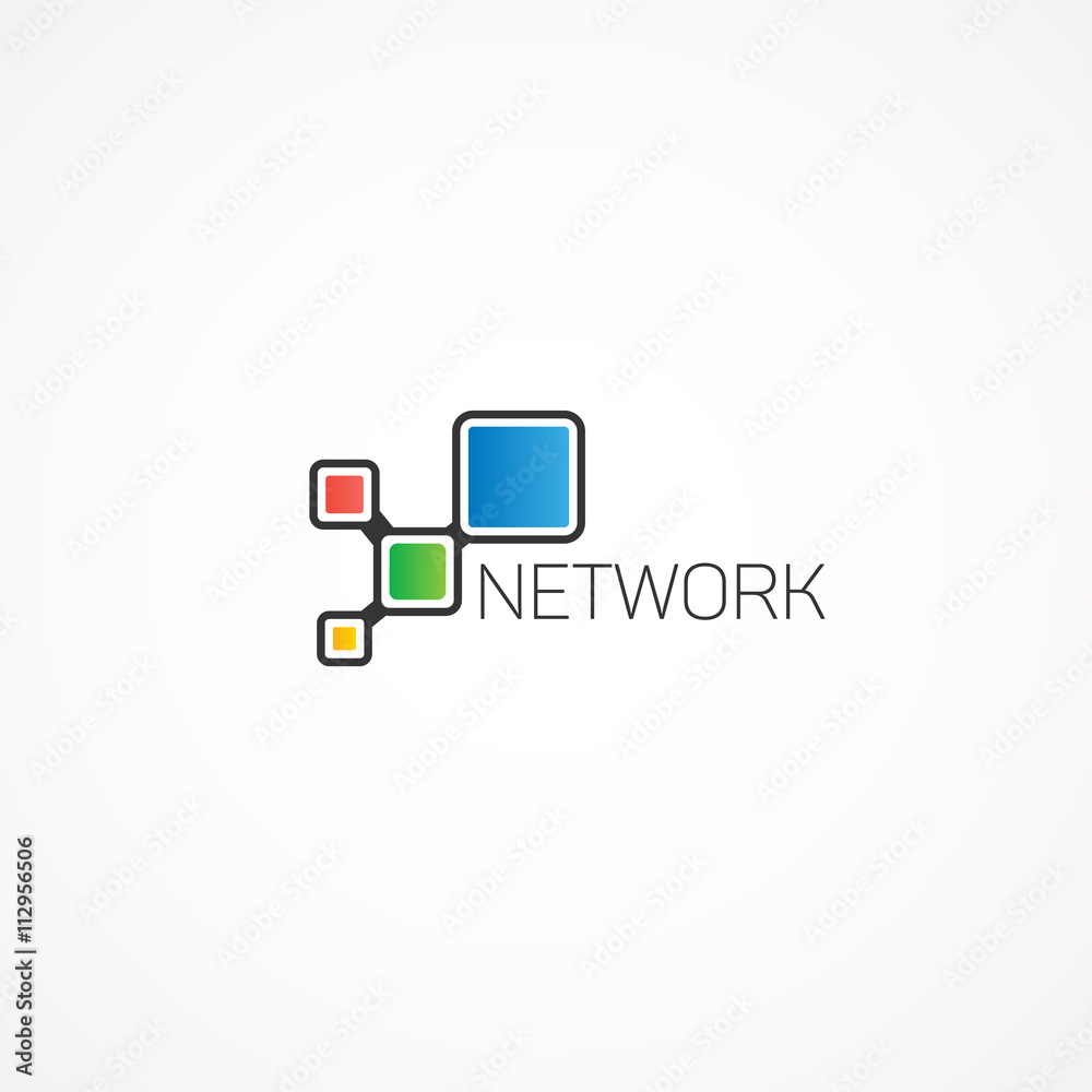 Network. Abstract illustration on the theme of information. Network. Abstract illustration on the theme of information.